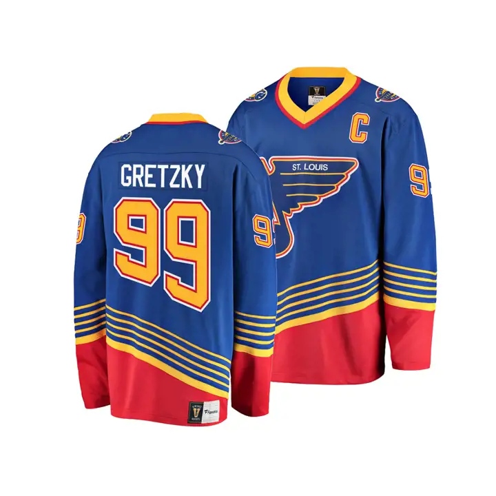 Maillot NHL Heritage Breakaway Blues Wayne Gretzky BLEU