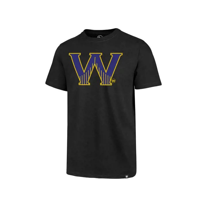 T-shirt Club Logo NBA Mashup Golden State Warriors — Anthracite