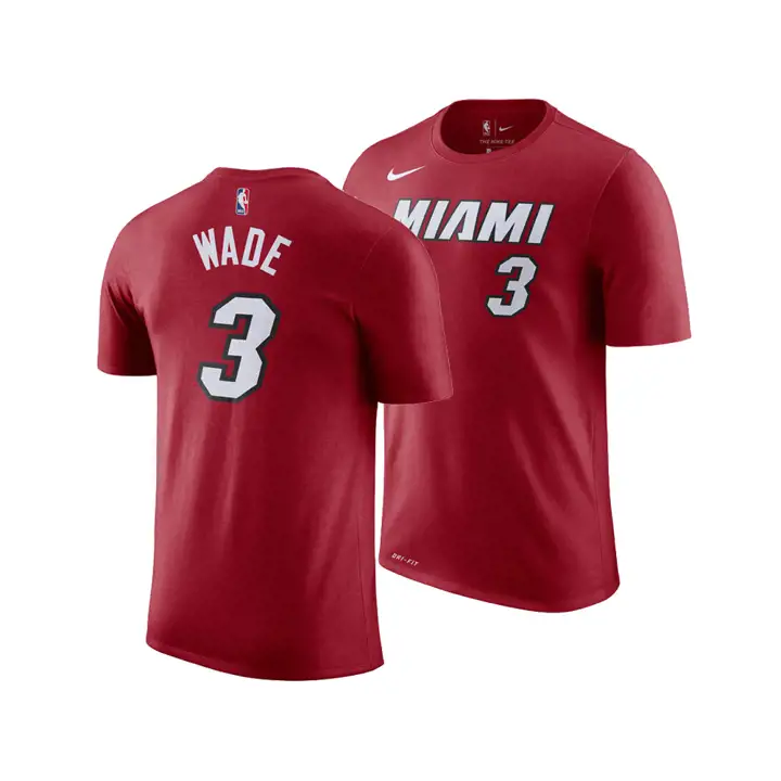 T-shirt rouge HEAT NBA Youth Statement N&N Dwyane Wade
