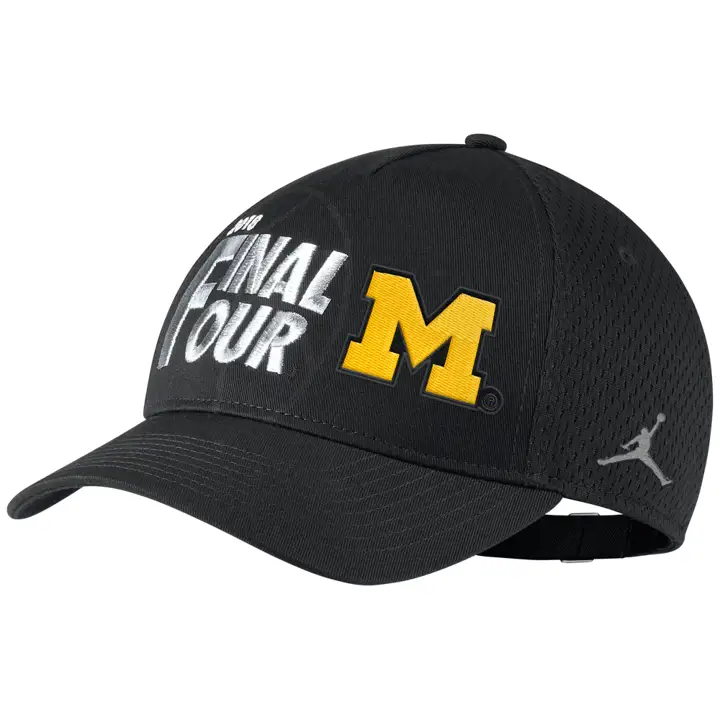 Michigan Wolverines 2018 Champion Régional NCAA Ouest BB NOIR