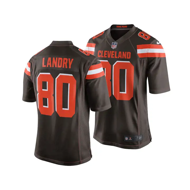 Maillot de match NFL Cleveland Browns Jarvis Landry marron