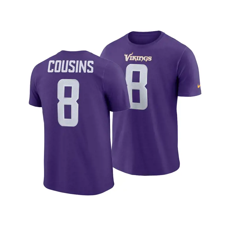T-shirt Minnesota Vikings NFL Pride N/N Wordmark 3.0 Kirk Cousin