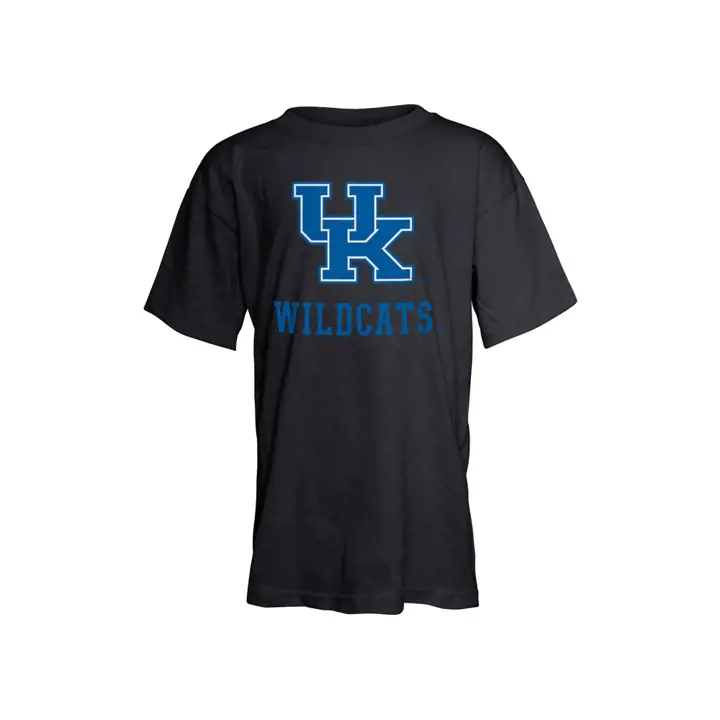 T-shirt jeune enfant Kentucky Wildcats NCAA grand logo noir