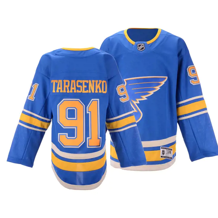 s Maillot de Jeune NHL Alternatif Joueur Premier Vladimir Tarasenko BLEU
