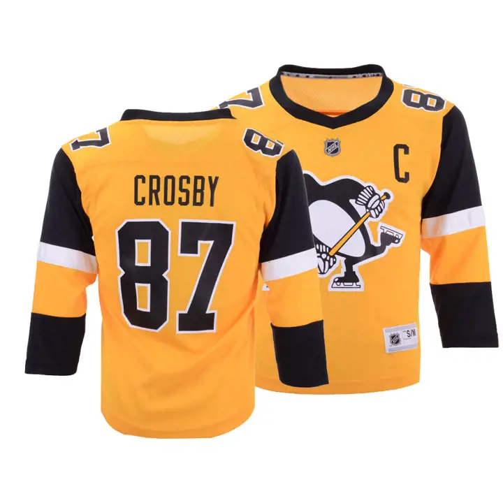 Pittsburgh Penguins NHL Jeune Maillot Réplique Alt Joueur Sidn