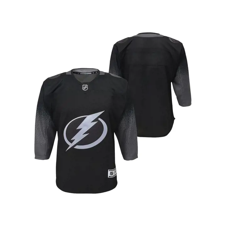 Maillot junior alternatif vierge Premier NHL Lightning noir