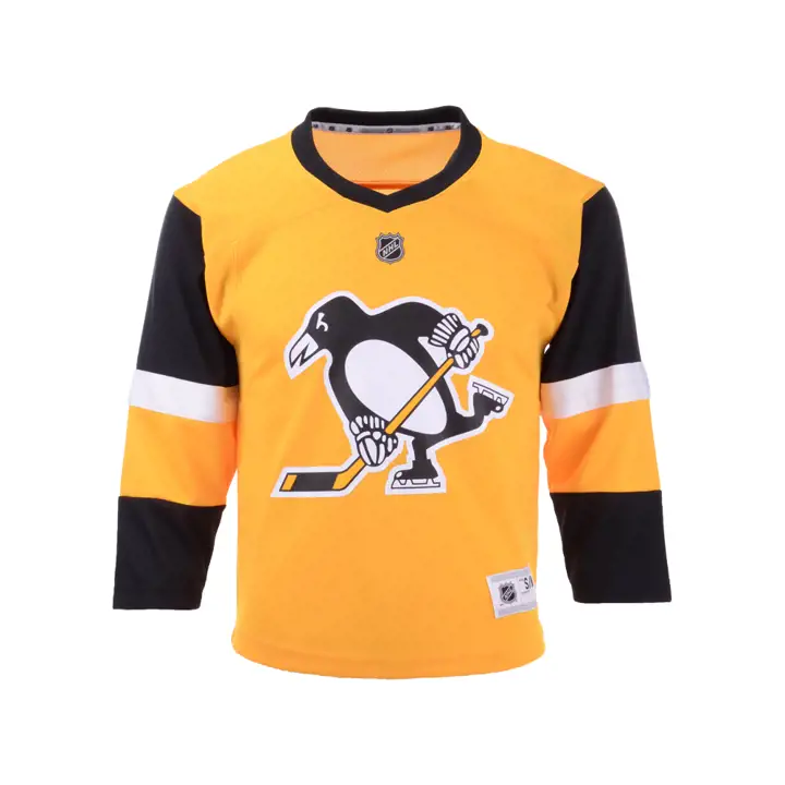 Maillot réplique vierge alternatif junior des Penguins de Pittsburgh LNH - JAUNE