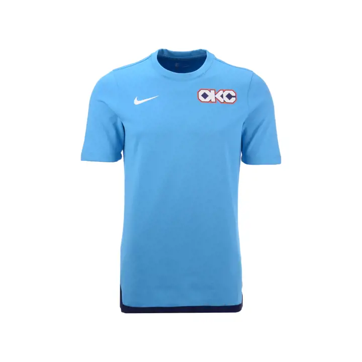 OKLAHOMA CITY THUNDER MAILLOT DE SHOOTING NBA CITY 18 BLEU