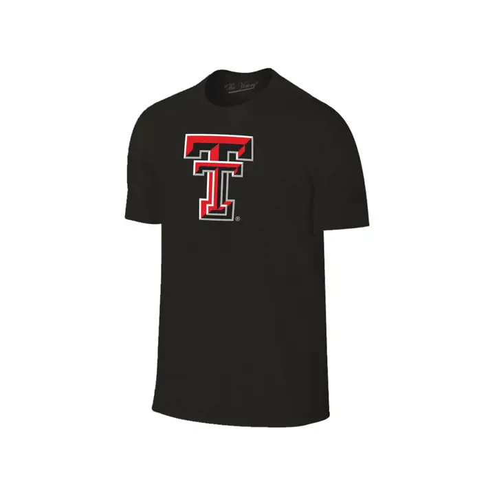 T-shirt NCAA à grand logo Texas Tech 2F BLK/rouge