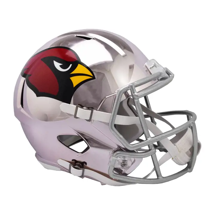 Arizona Cardinals Speed Chrome Alt Replica Helmet SILV