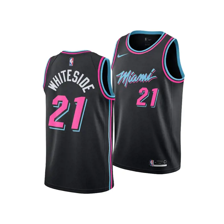 Maillot Swingman Heat NBA Youth City Edition 18 Hassan Whiteside