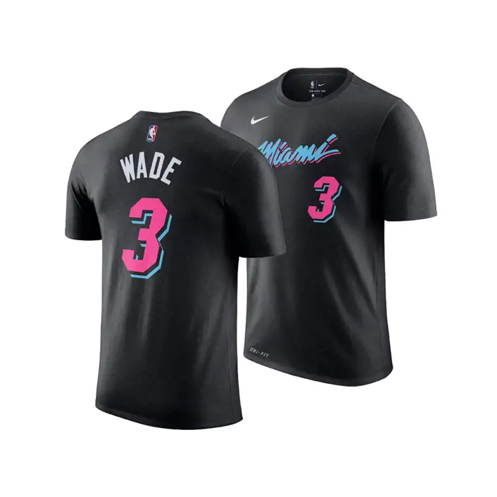 T-Shirt NBA Youth City Edition Miami Heat 18 Dwyane Wade B