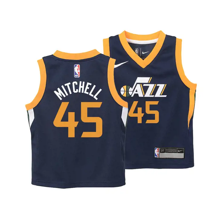 Maillot Réplique Icon des Utah Jazz NBA pour Enfant Donovan Mitchell
