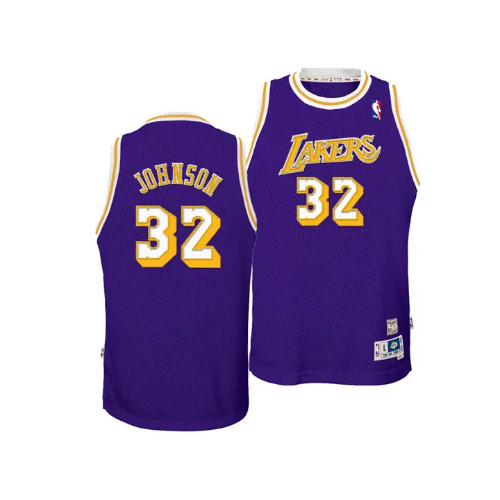 Maillot Swingman NBA LA Lakers pour jeune, joueur retraité Magic Johnson