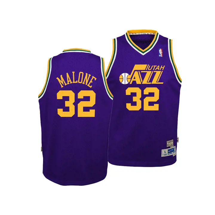 Maillot Swingman NBA de joueur retraité Karl Malo pour jeune des Utah Jazz