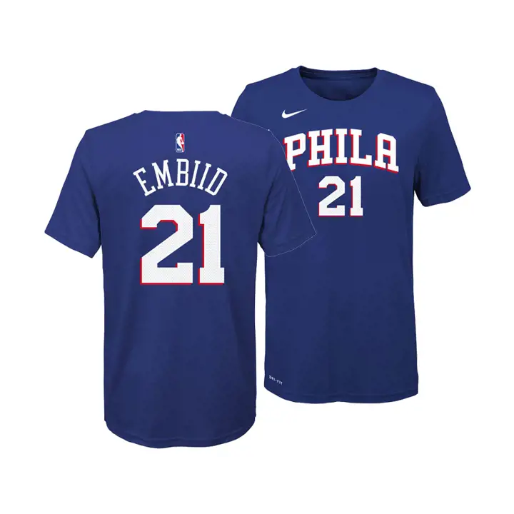 SIXERS NBA Tee-shirt Icône N&N Joel Embiid Enfant rbl