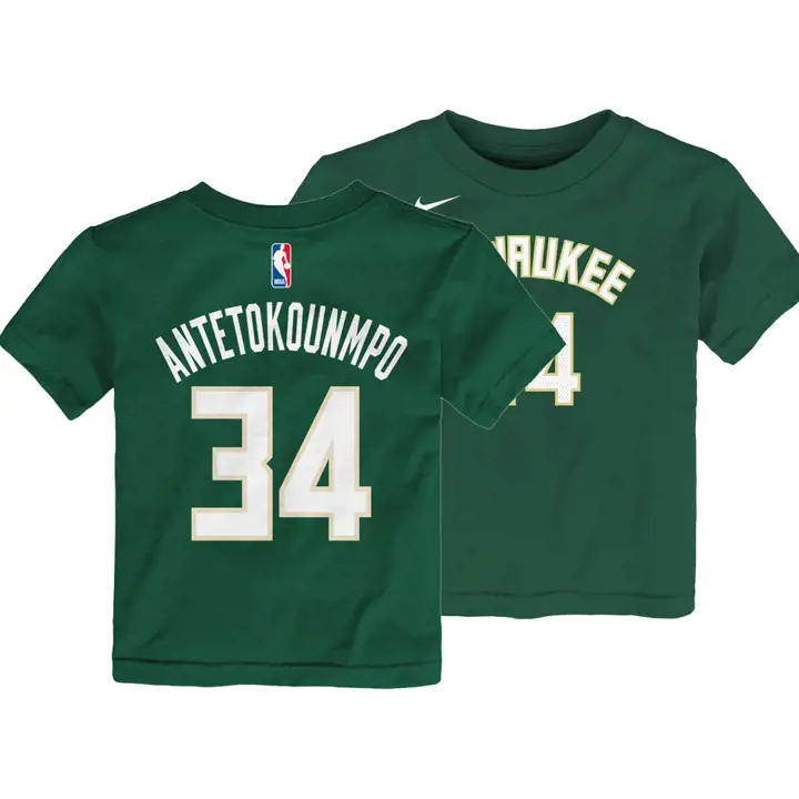 T-shirt réplique N&N NBA Milwaukee Bucks pour tout-petits Giannis Ante