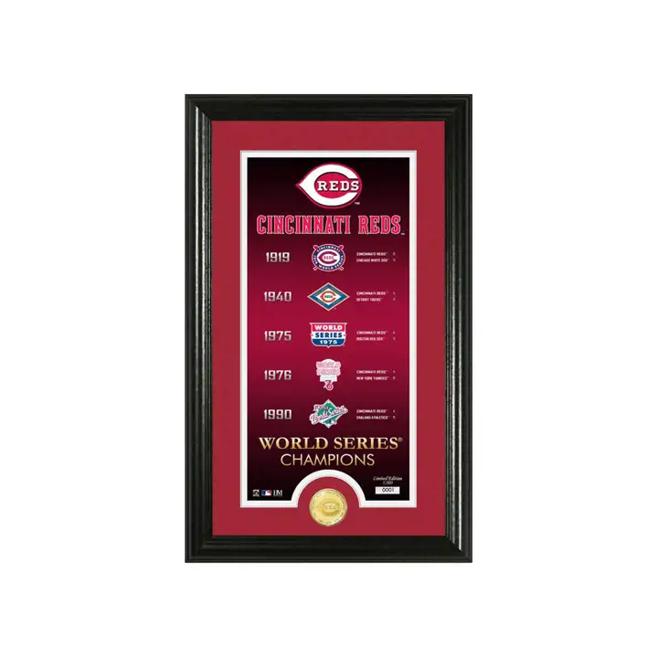 Pièce en bronze de collection souvenir des Reds de Cincinnati V Ast