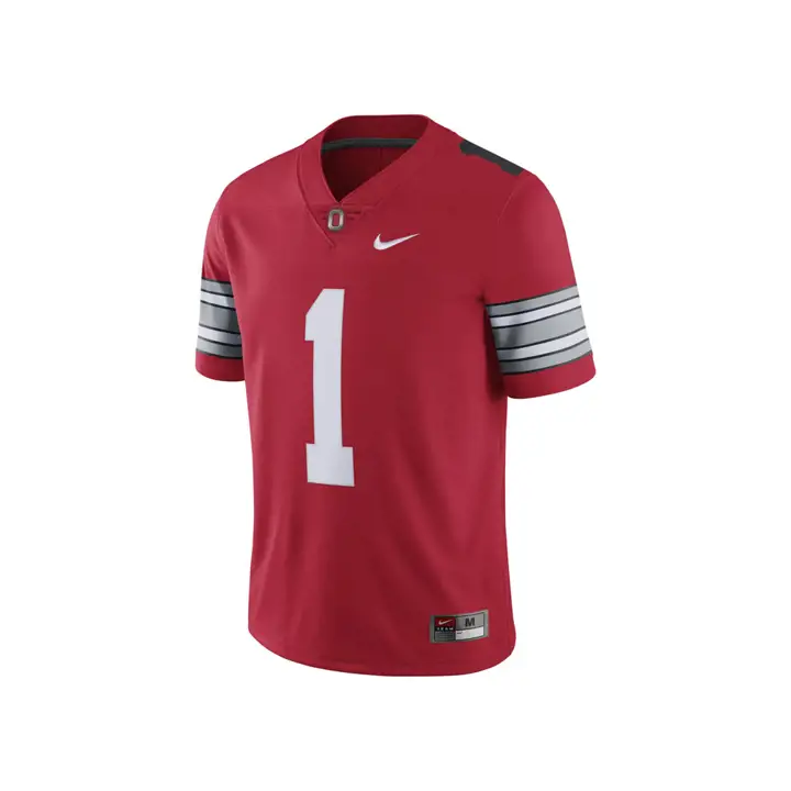 Maillot de football Ohio State NCAA édition limitée 18 rouge