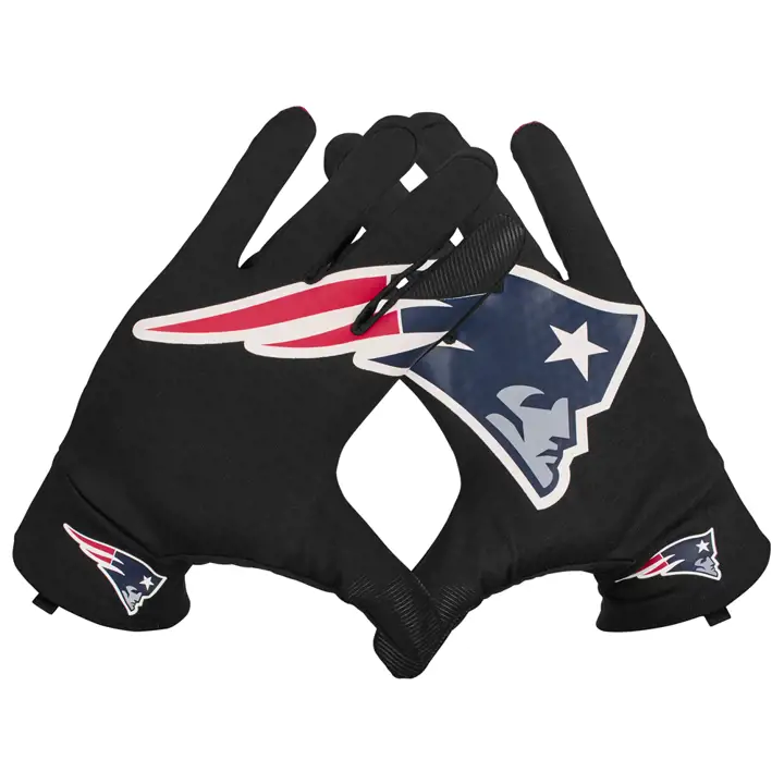 Gants de supporter NFL Nike New England Patriots 18 NOIR/BLEU MARINE/ROUGE