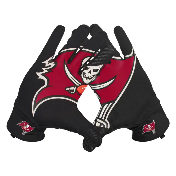 Tampa Bay Buccaneers Gants de supporter Nike NFL 18 Noir/Rouge