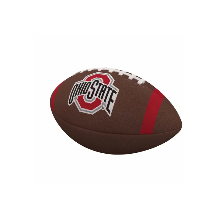 Ballon de football américain composite officiel Ohio State Buckeyes à rayures