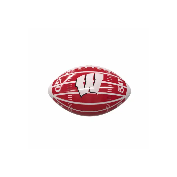 Ballon de football américain brillant de taille mini Wisconsin Badgers V Ast
