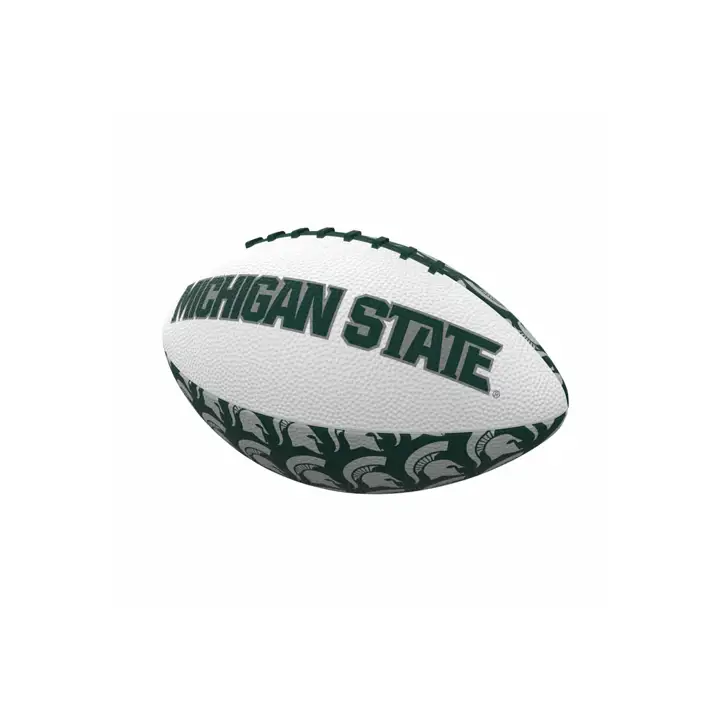 Mini ballon de football en caoutchouc Michigan State Spartans