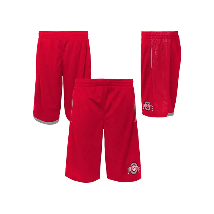 Short Vector Enfant NCAA Buckeyes Ohio State 18 Rouge