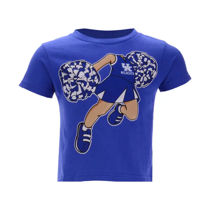 T-shirt Kentucky Wildcats NCAA avec pompons pour fillette 1