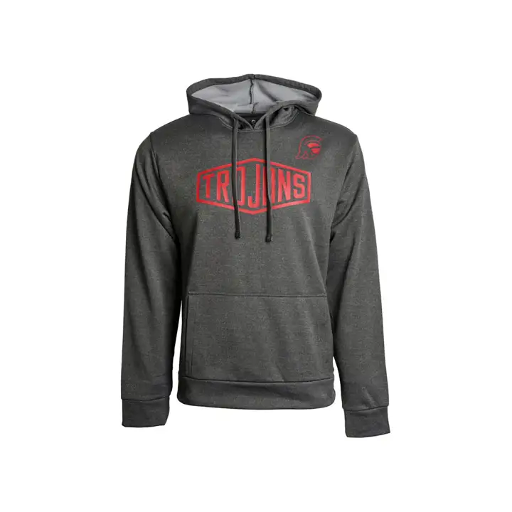 Sweat à capuche en polyester à grand logo NCAA USC Trojans Noir
