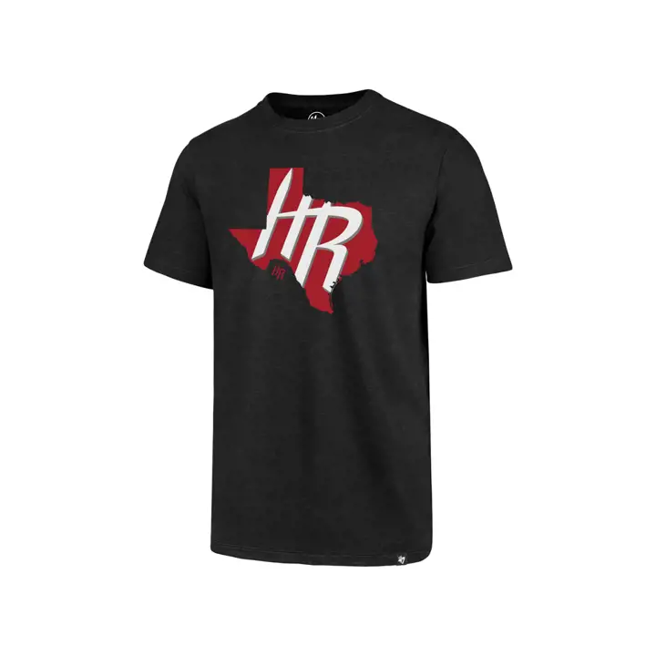 T-shirt Club Slogan Régional NBA Houston Rockets Noir