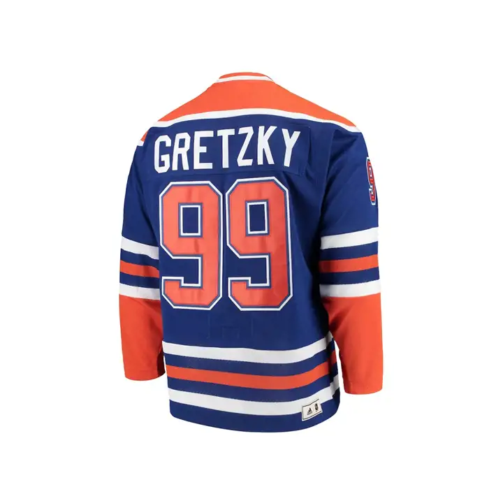 Maillot classique des Héros du hockey des Oilers d'Edmonton de la LNH, Wayne Gr