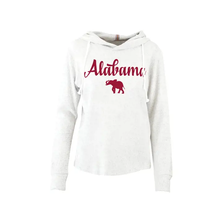 Sweat-shirt à capuche en tricot douillet NCAA pour femme Alabama Crimson Tide