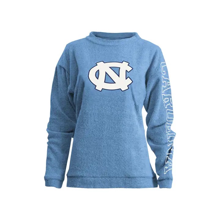 Sweat-shirt douillet en tissu éponge pour femme NCAA North Carolina Tar Heels