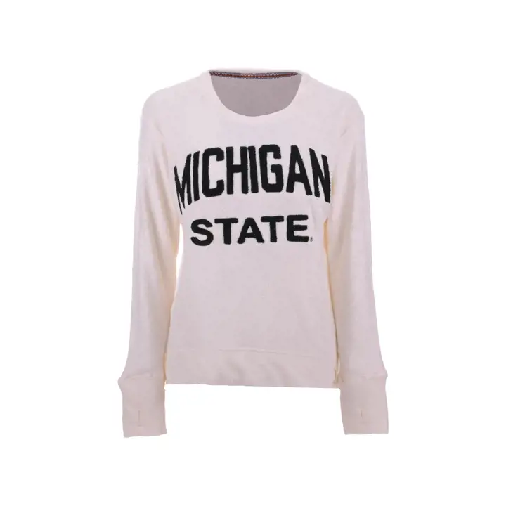 Sweat-shirt Femme Michigan State Spartans NCAA Cuddle Knit