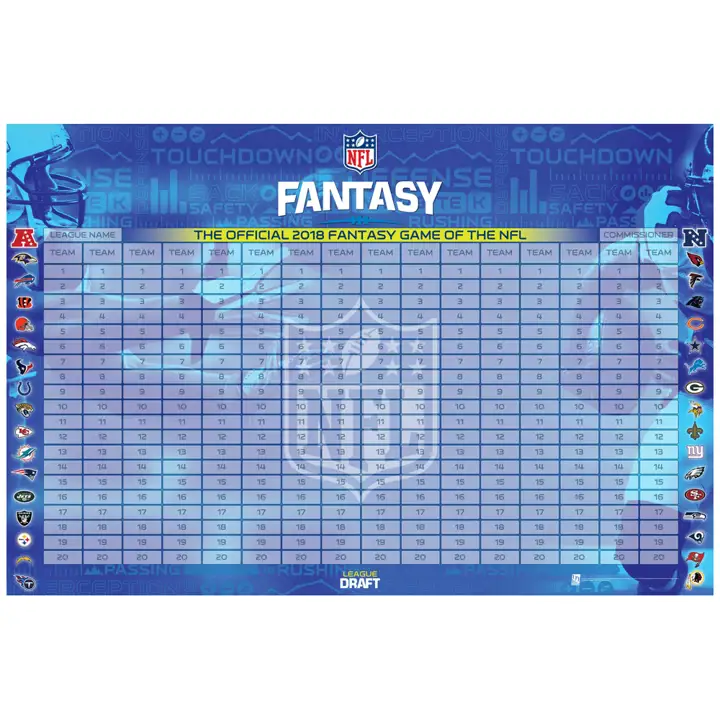 Kit de draft Fantasy Football NFL 2018