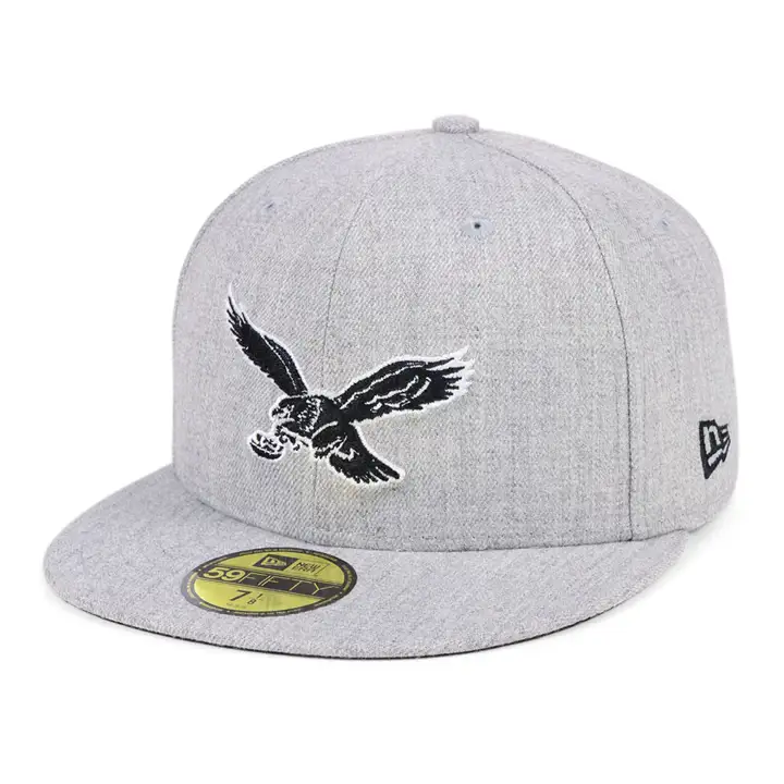 EAGLES NFL Chiné N/B 59Fifty Gridiron Gris-F