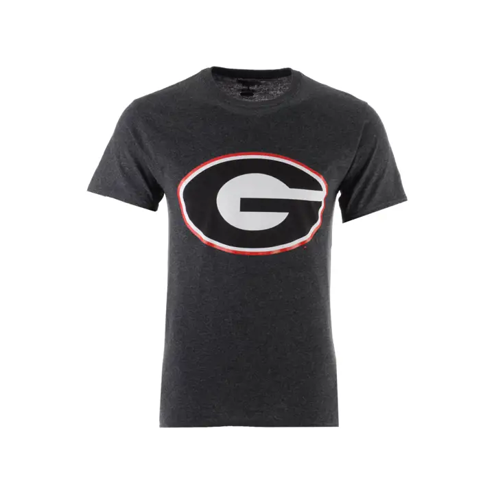 T-shirt Femme NCAA Big Logo Georgia – Charbon