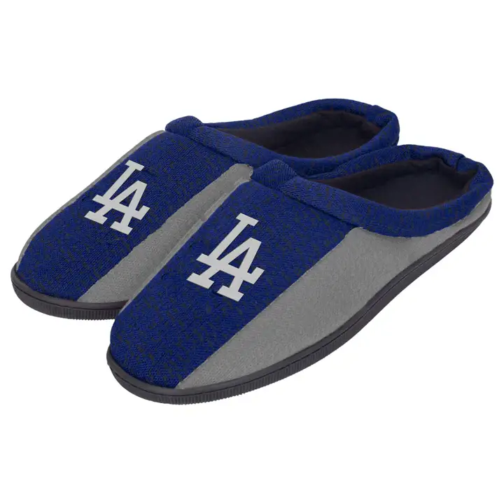 Los Angeles Dodgers Poly Knit Cup Sole Slipper, em boîte, 18 noir