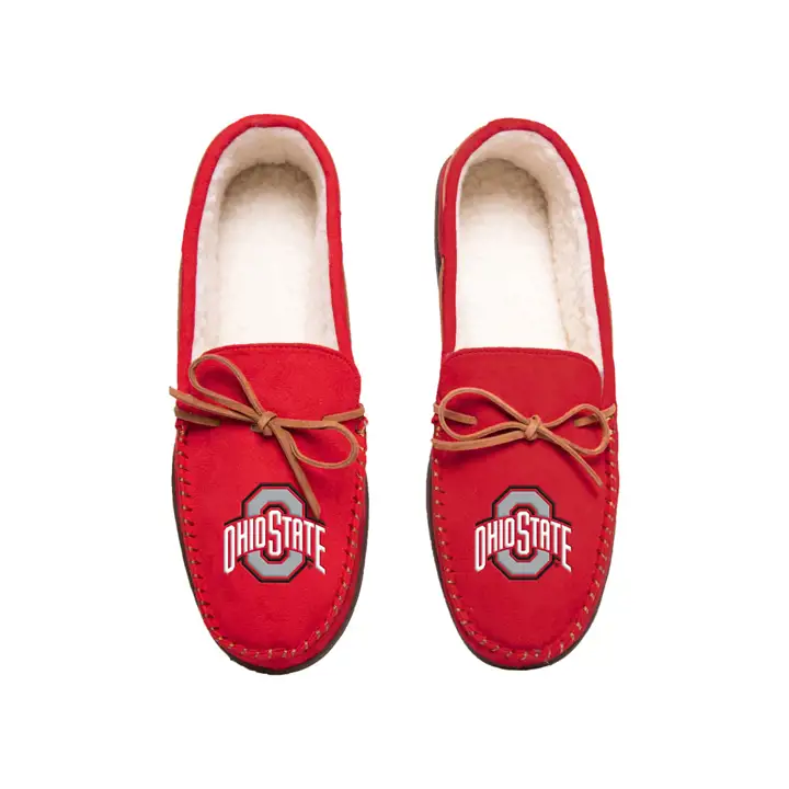 Mocassins Ohio State Buckeyes couleur équipe grand logo AST