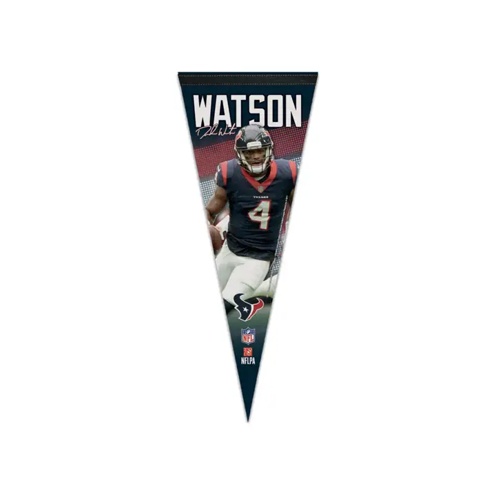 Drapeau du joueur premium HOUSTON TEXANS 12x30 Deshaun Watson