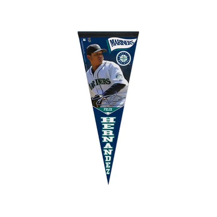 Drapeau Premium Joueur SEATTLE MARINERS 12x30 Felix Hernandez