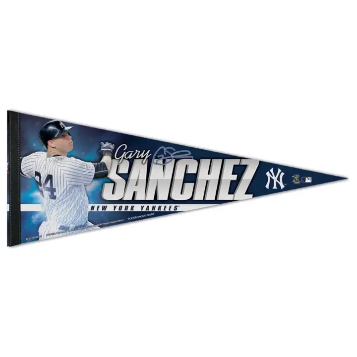 Fanion Premium New York Yankees 12x30 Joueur Gary Sanchez