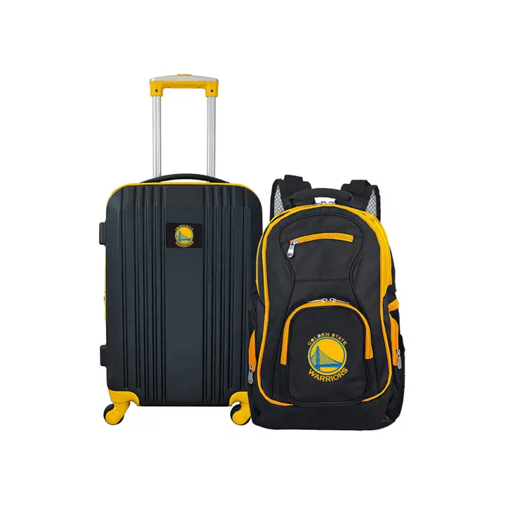 Ensemble 2 pièces de bagages et sac à dos Golden State Warriors V noir