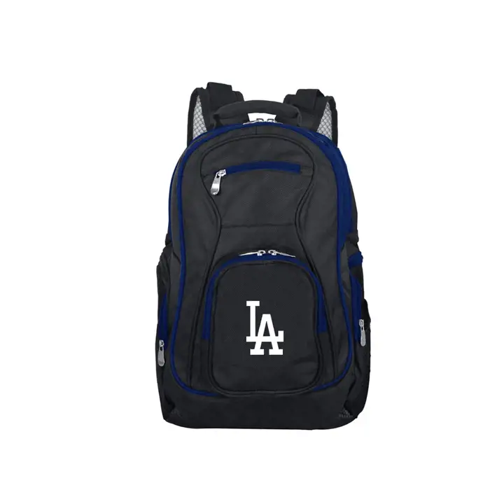 Sac à dos pour ordinateur portable Los Angeles Dodgers, coloris contrasté, noir