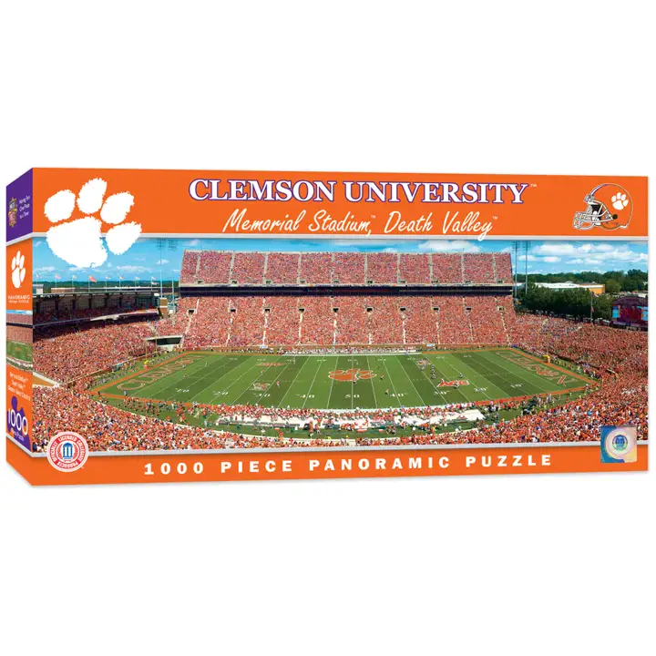 "Puzzle panoramique Clemson Tigers 1000 pièces 33 x 99 cm AST"