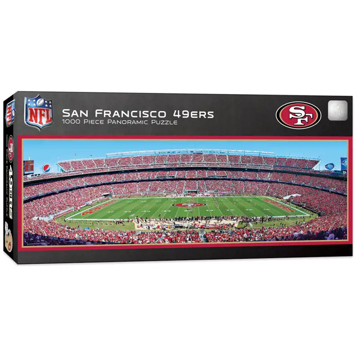 Casse-tête panoramique San Francisco 49ers 1000 pièces 33 x 99 cm AST