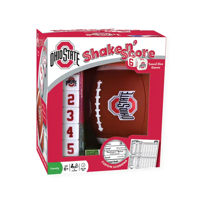 Ohio State Buckeyes Shake N' Score   marron/blanc/rouge