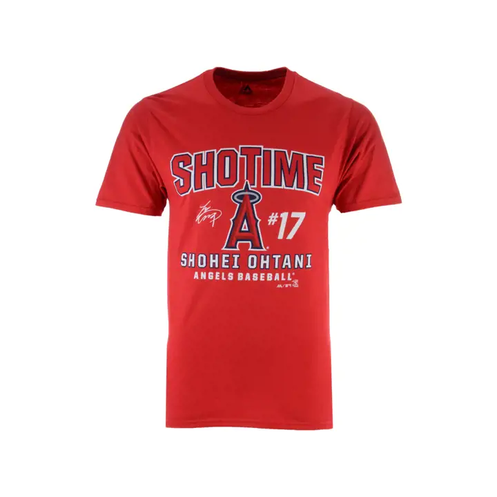 T-shirt Shohei Ohtani « Showtime » des LA Angels de la MLB ROUGE